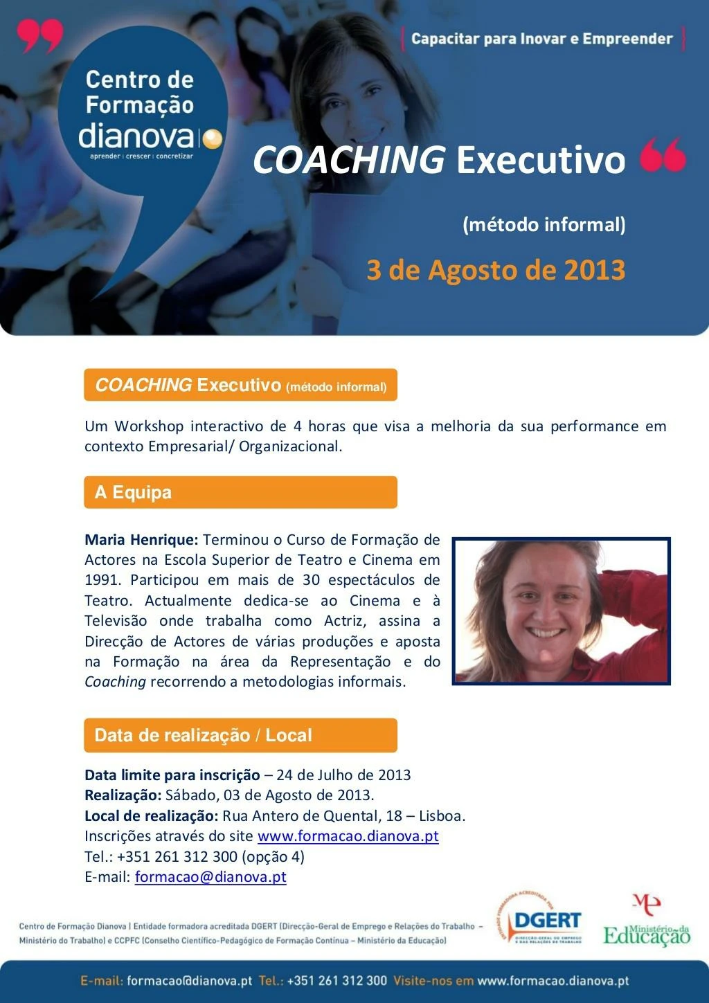 formacao coaching executivo cfd 2013