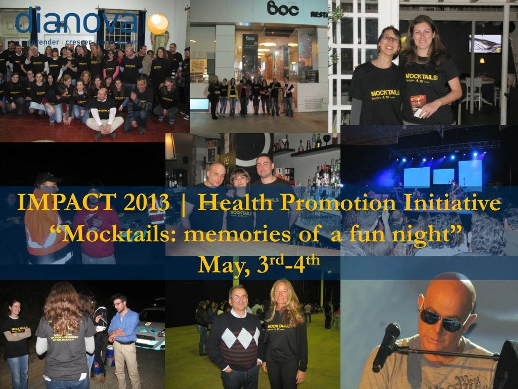 impact 2013 health promotion initiative mocktails