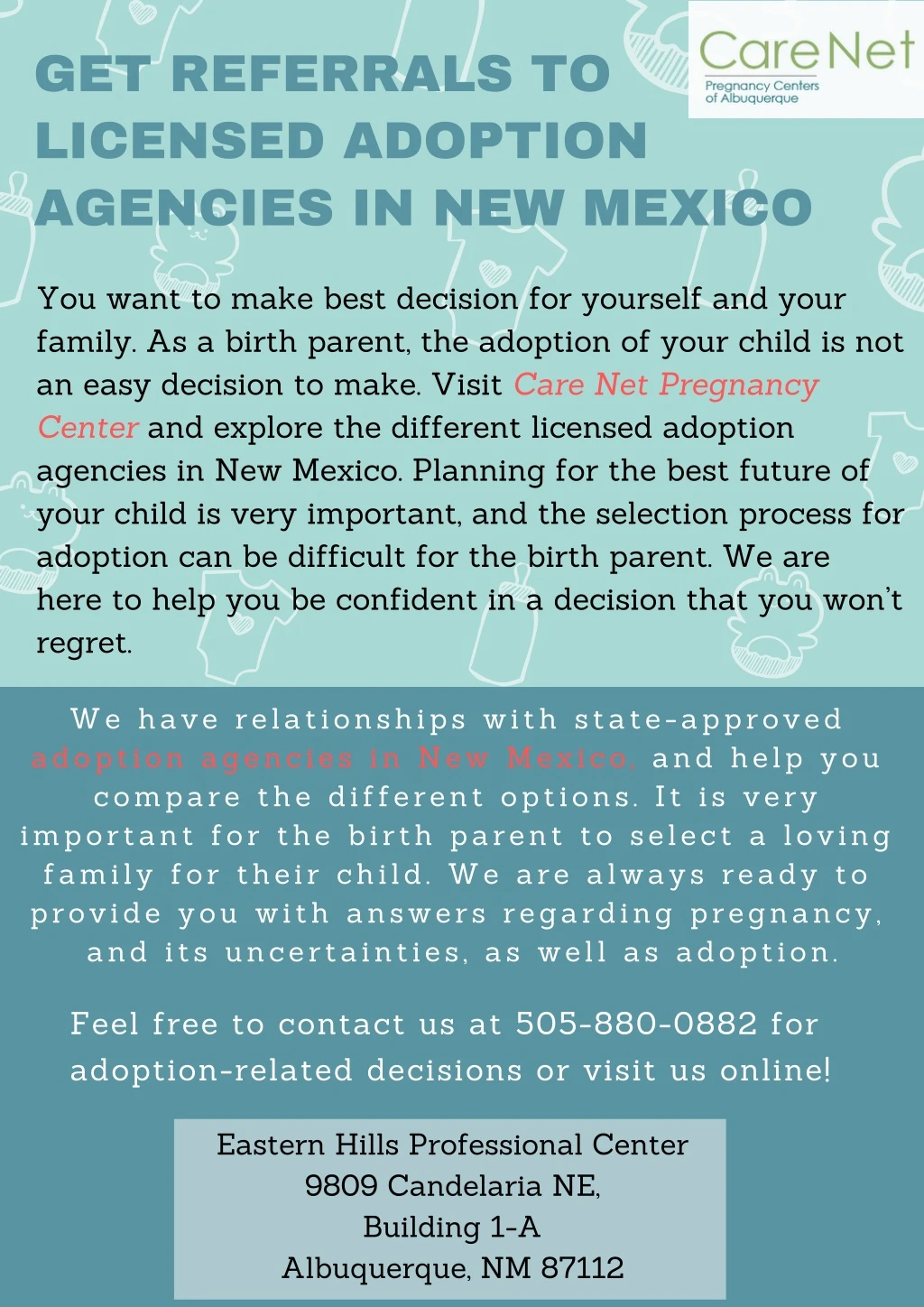get referrals to licensed adoption agencies