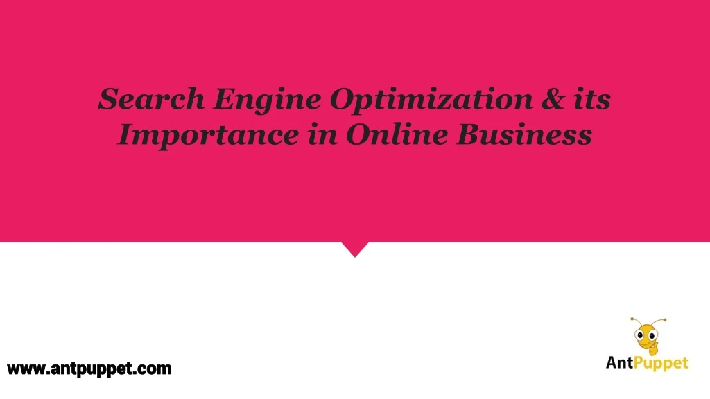 search engine optimization its importance in online business
