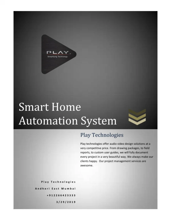 Home Automation consultant In India
