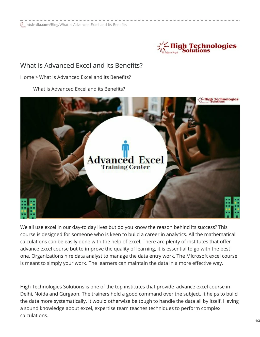 htsindia com blog what is advanced excel