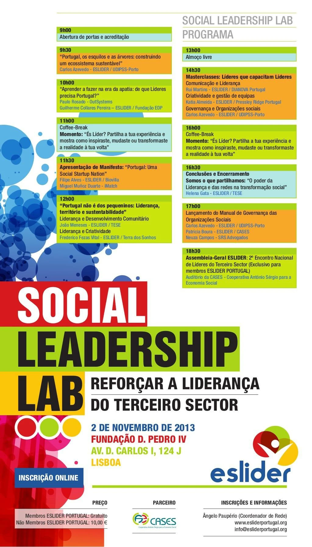 social leadership lab eslider