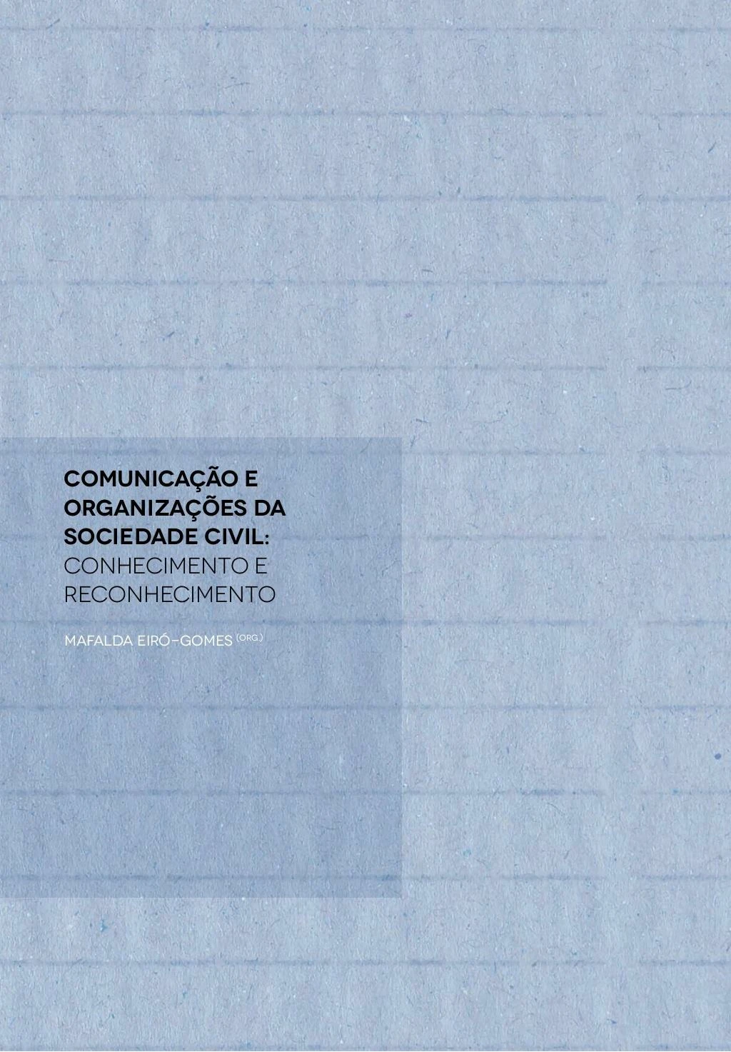 livro comunicacao osc conhecimento reconhecimento