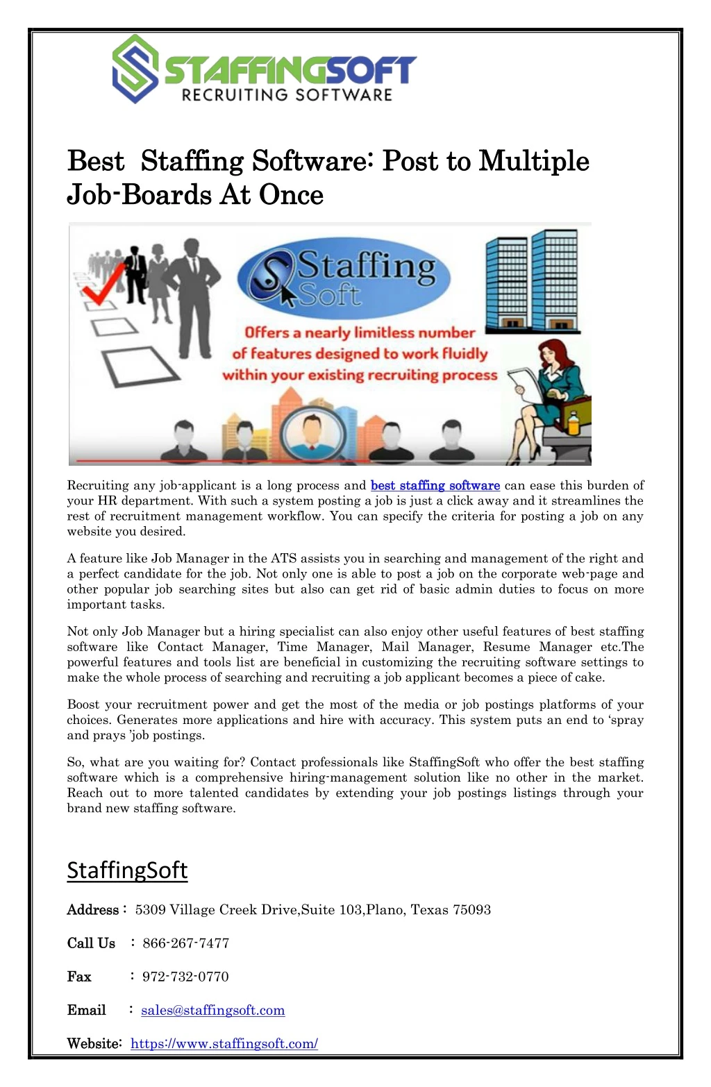 best best s staffing taffing s software post