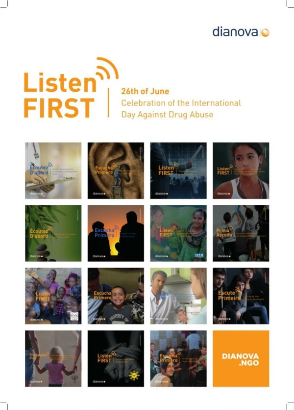 Dianova Listen First International Campaign CND UNODC 2018