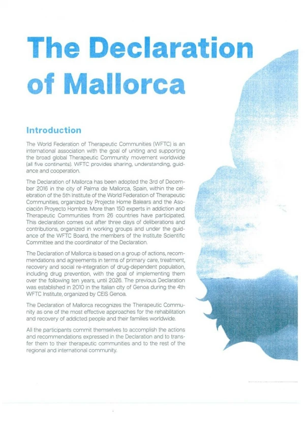 WFTC The Declaration of Mallorca 2016