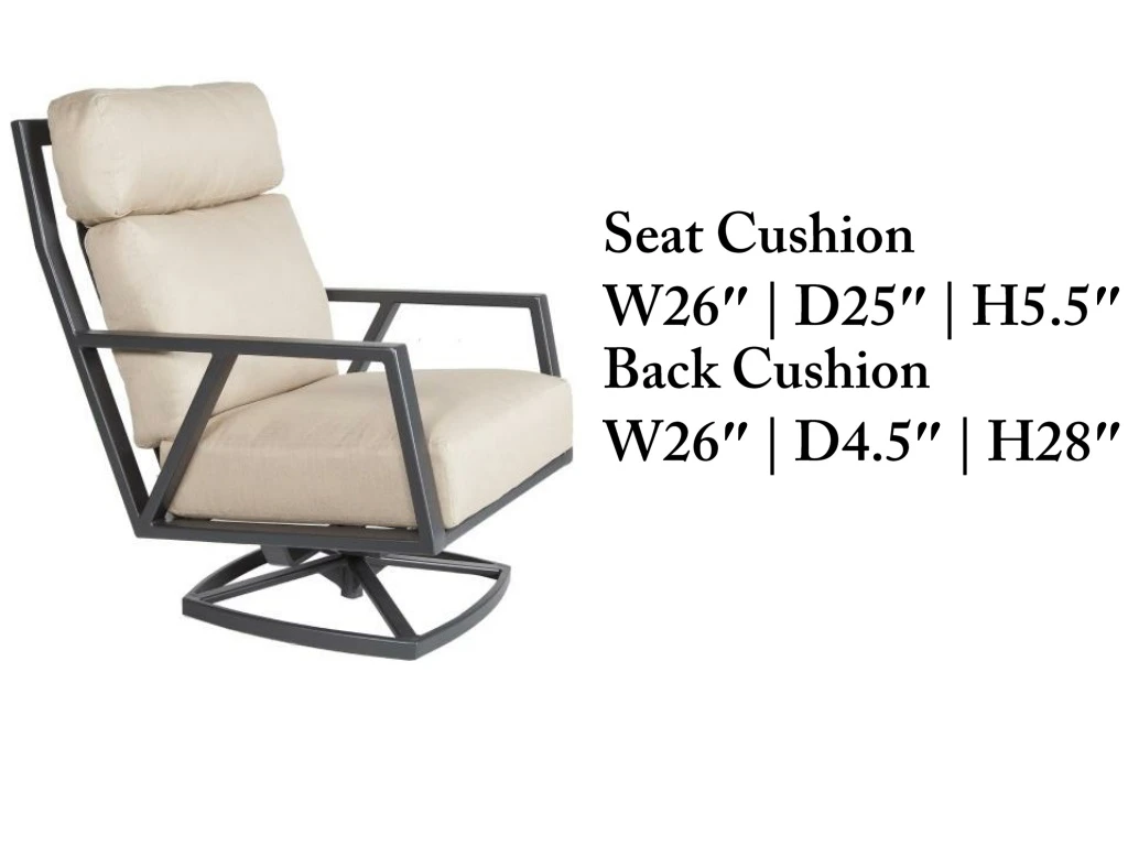 seat cushion w26 d25 h5 5 back cushion