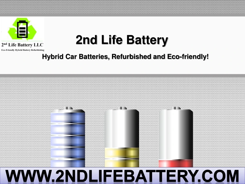 2nd life battery