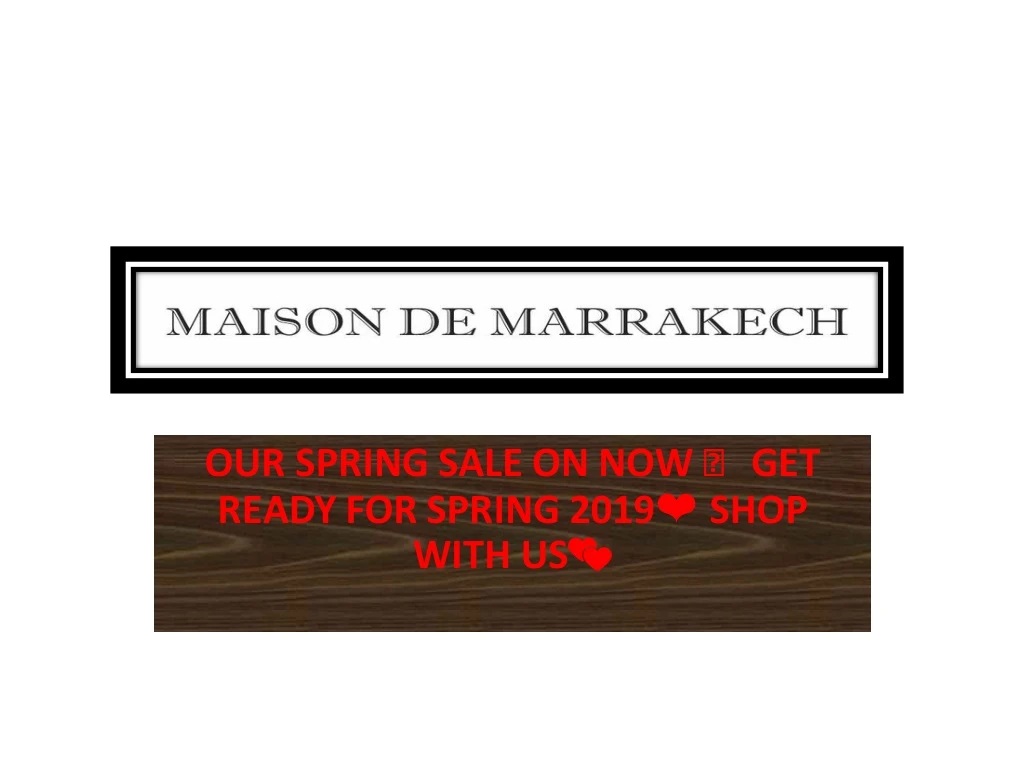 our spring sale on now get ready for spring 2019