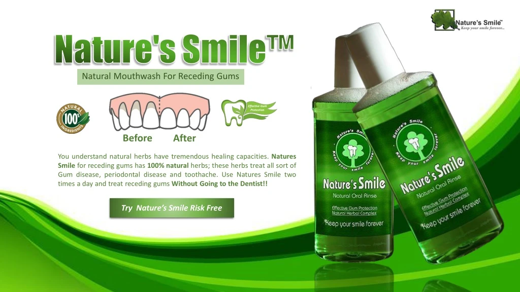 natural mouthwash for receding gums