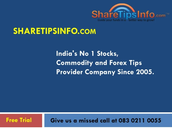 Check Past Results for Indian Stock Market Tips - Sharetipsinfo