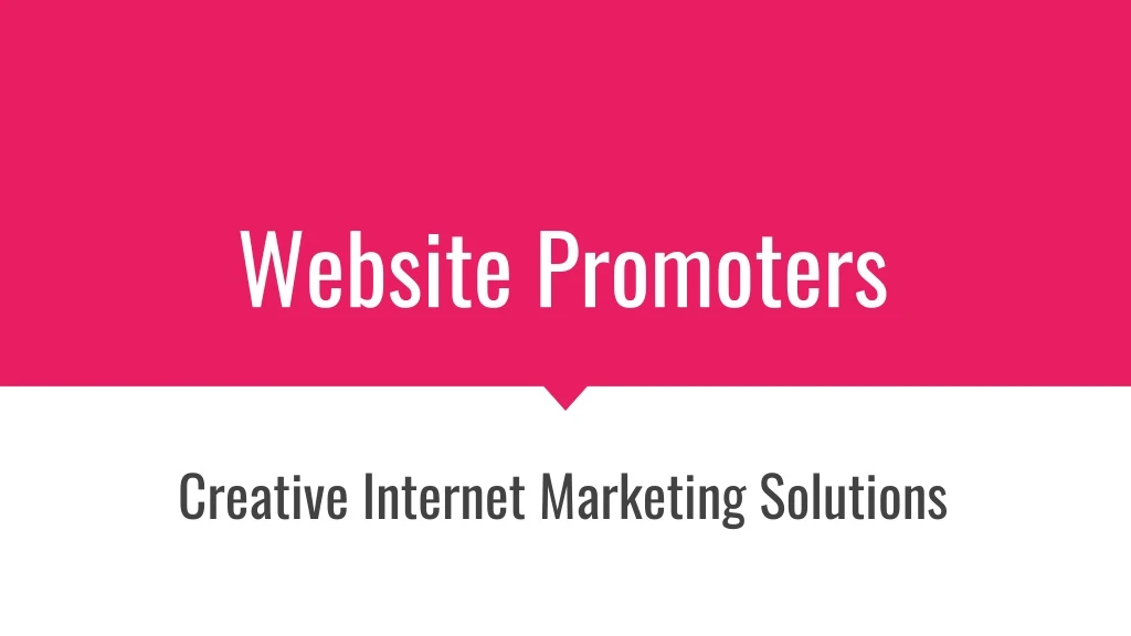 website promoters
