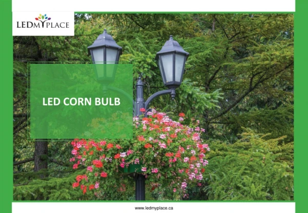 Futuristic LED Corn Bulb available At the LEDMyplace!