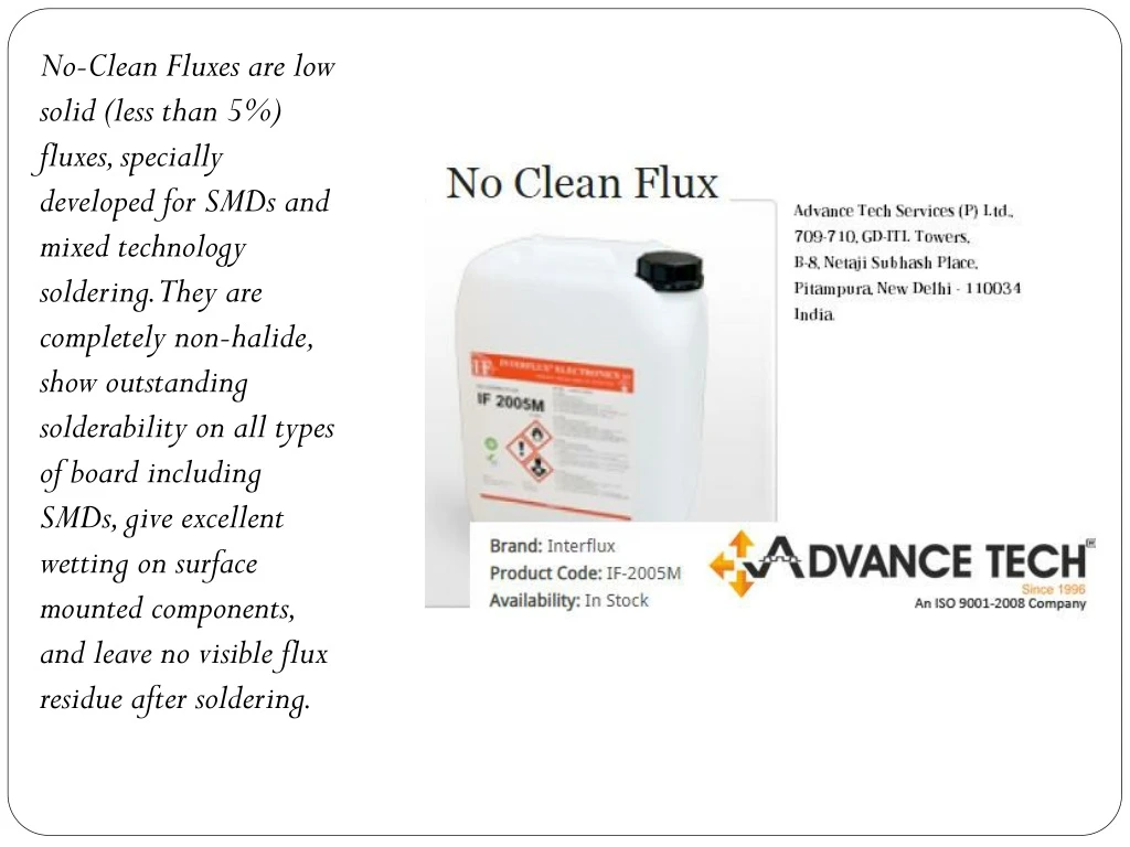 Ppt Best No Clean Flux Supplier In Delhi India Powerpoint Presentation Id8238735 0892