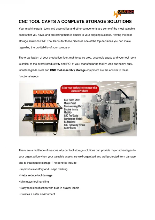 CNC Tool Storage System