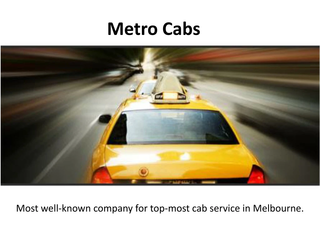metro cabs