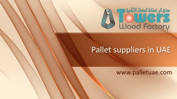 Pallet suppliers in UAE