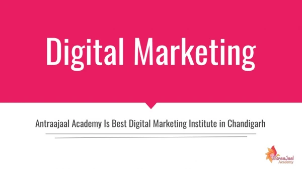 Digital Marketing Course in Chandigarh | Best Digital Marketing