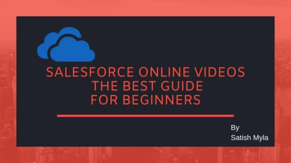 Salesforce Online videos training