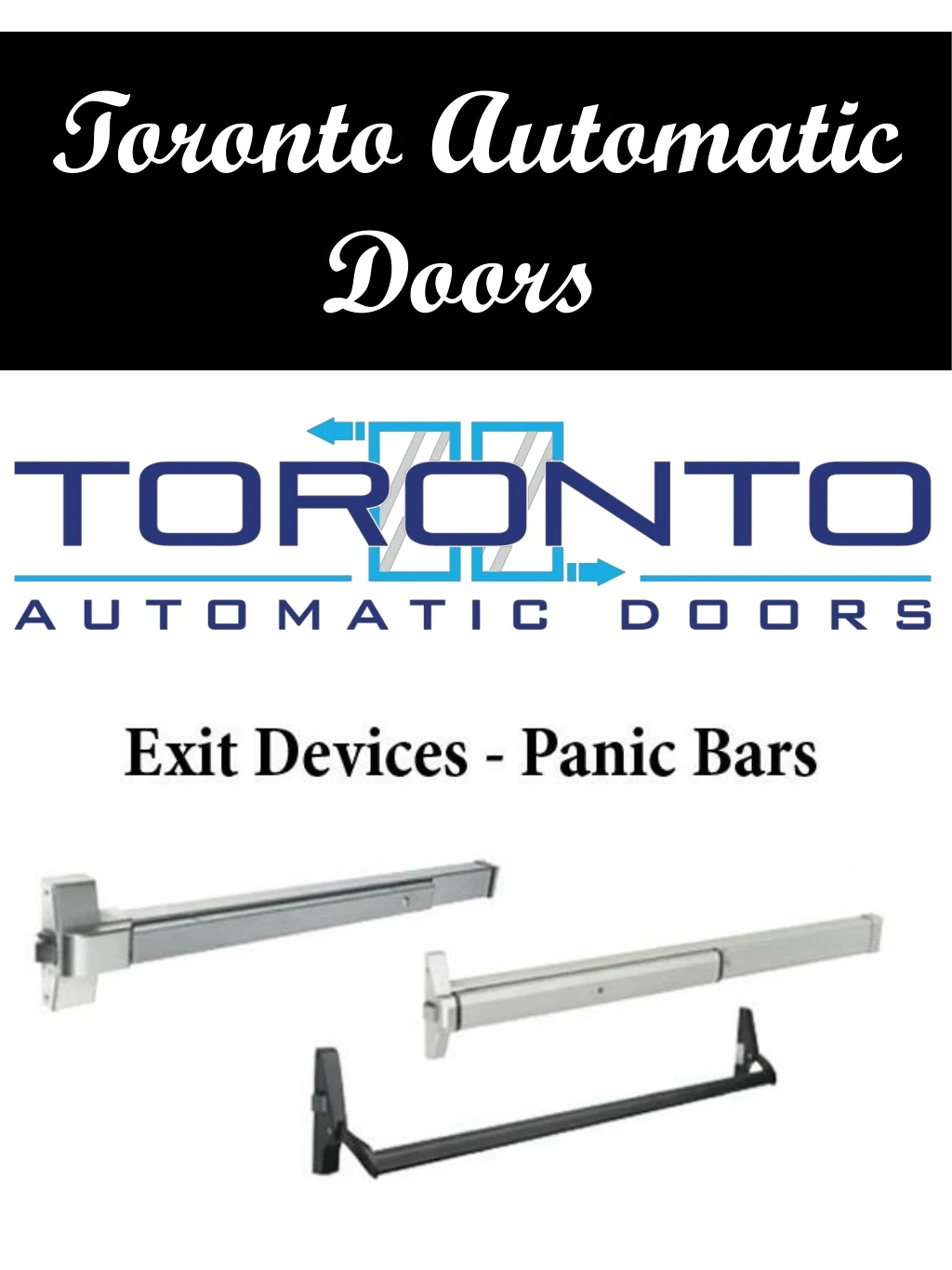 toronto automatic doors