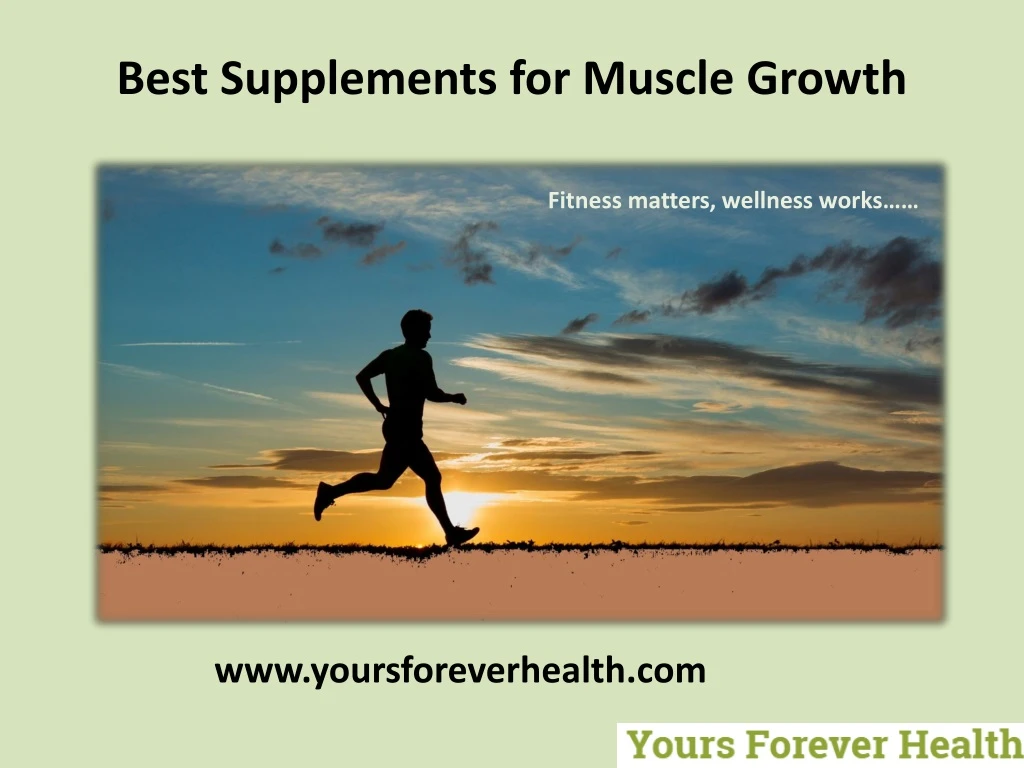 best supplements for muscle growth