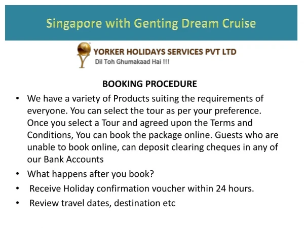 singapore Honeymoon tour package