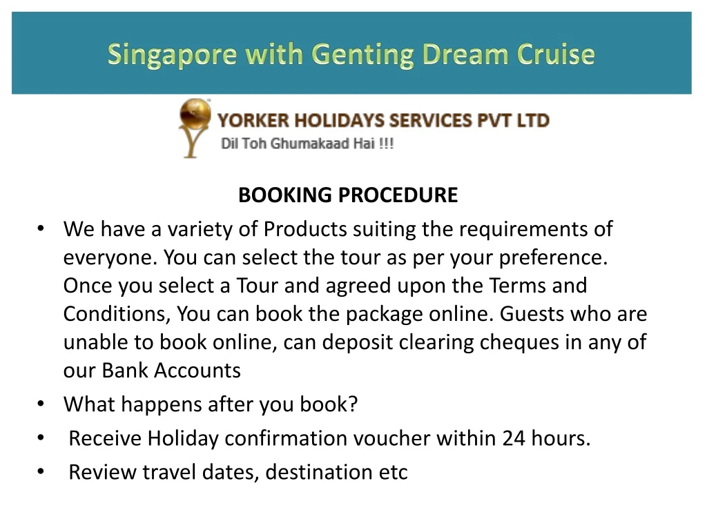 singapore with genting dream cruise