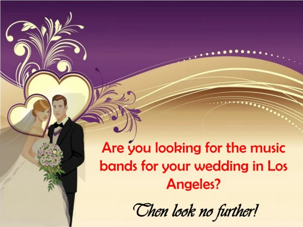 Wedding Music Bands Los Angeles - Belvedere Entertainment