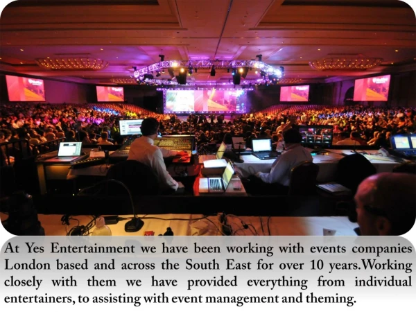 Events Companies London & The South East