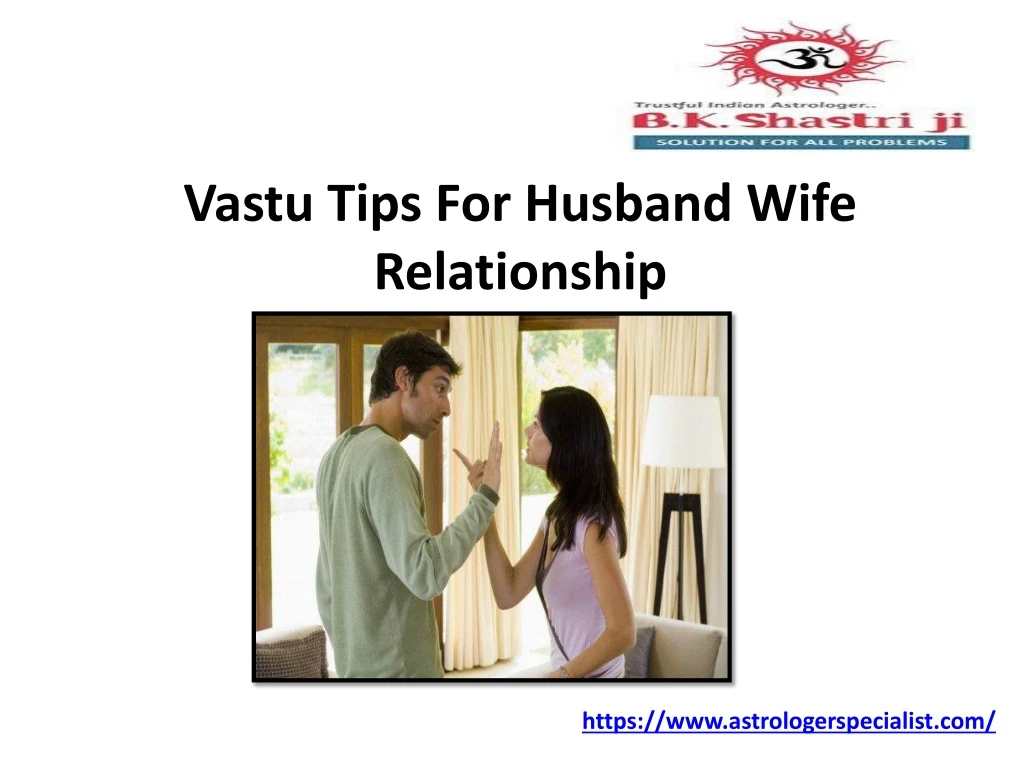 vastu tips for husband wife relationship