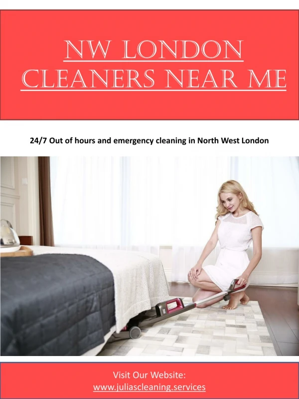 NW London cleaners near me