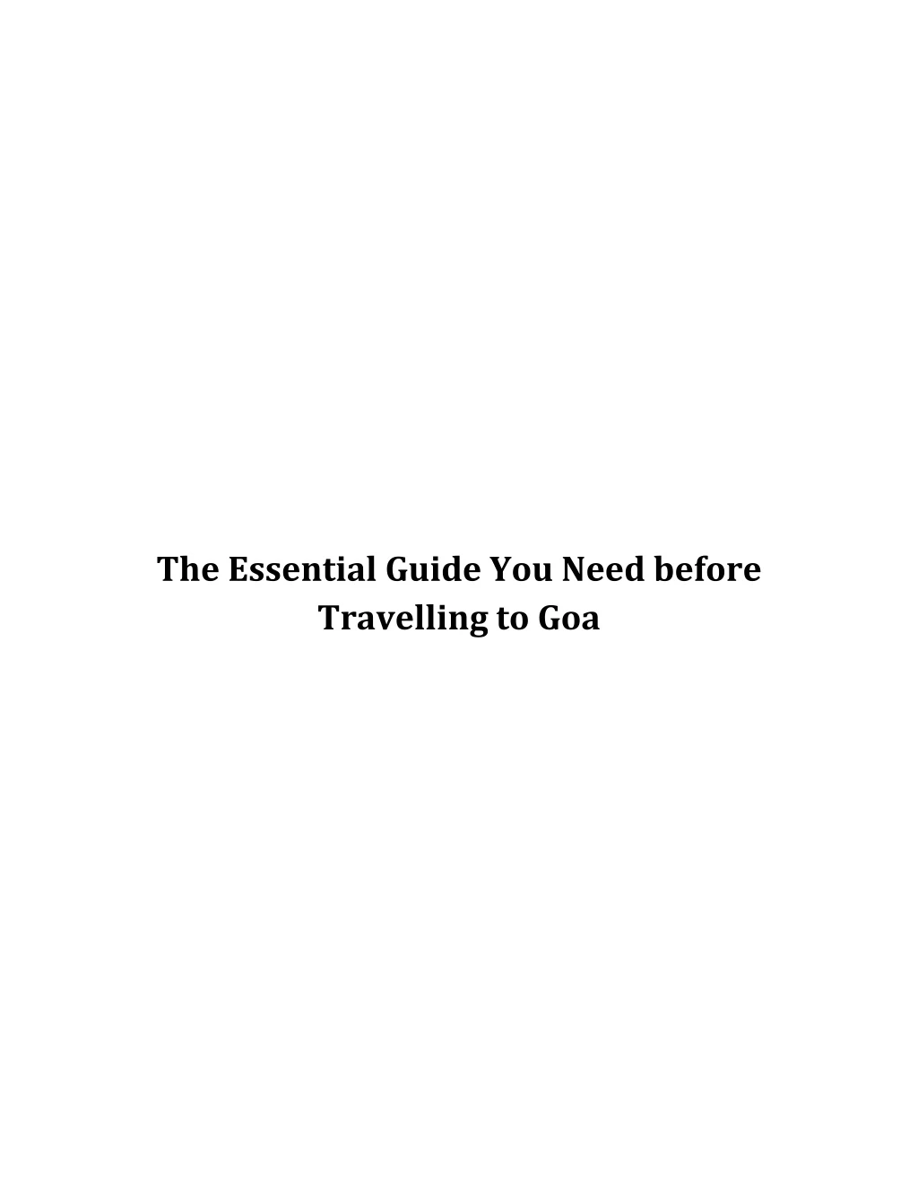 the essential guide you need before travelling