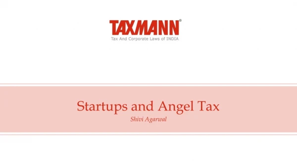Angel Tax & Startups