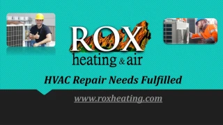 HVAC Repair Needs Fulfilled - slide 1