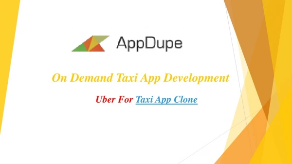 Taxi Booking app development like ube