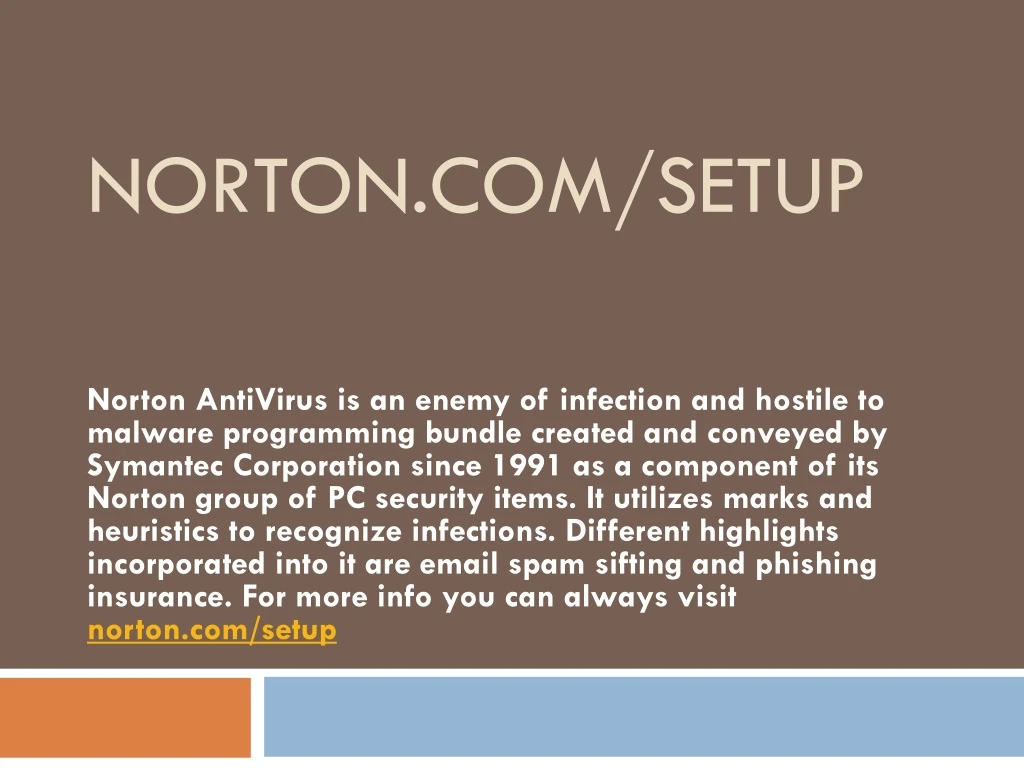 norton com setup