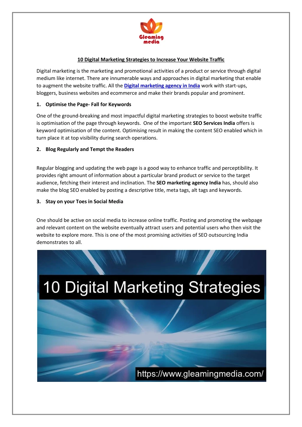 10 digital marketing strategies to increase your