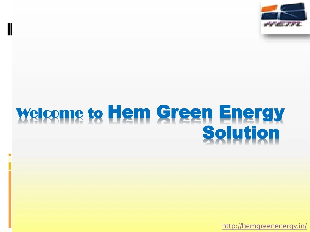 welcome to hem green energy solution