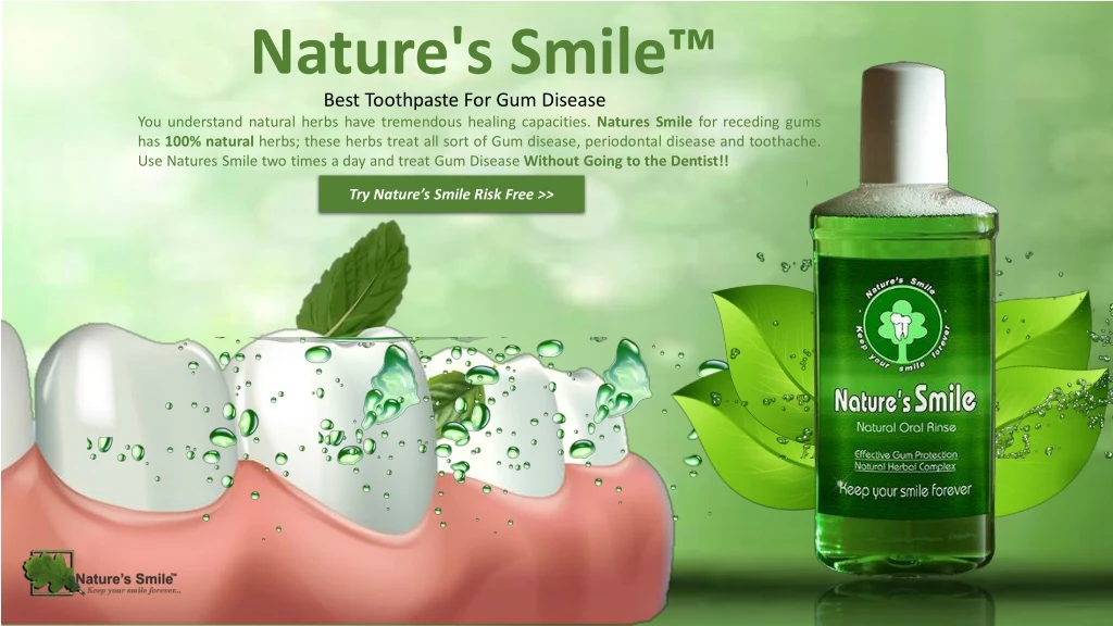 nature s smile best toothpaste for gum disease