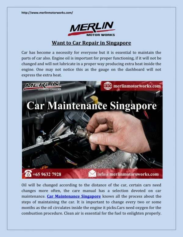 Car Repair in Singapore