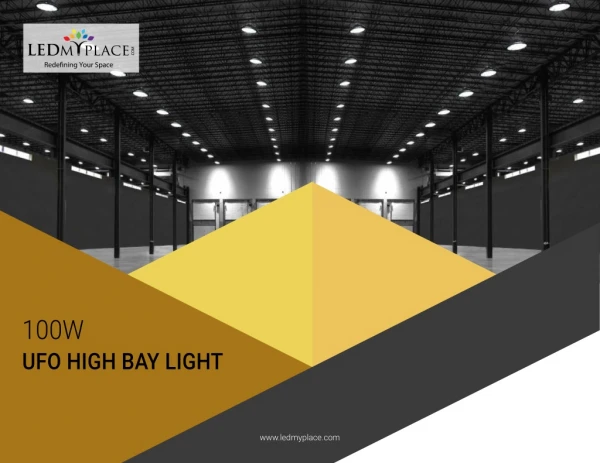 100W UFO LED High Bay - Commercial-Grade Lighting