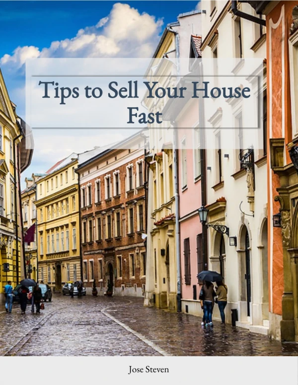 Tips to Sell Your House Fast