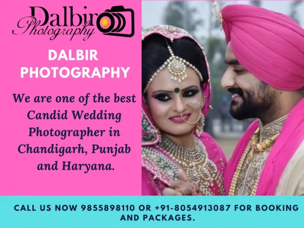 Best Candid Wedding Photographer in Chandigarh