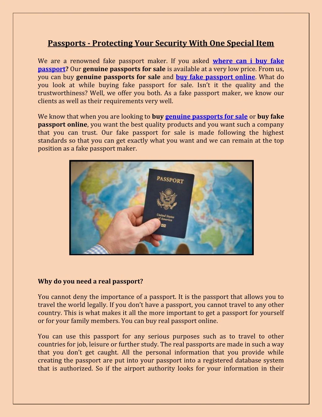 passports protecting your security with