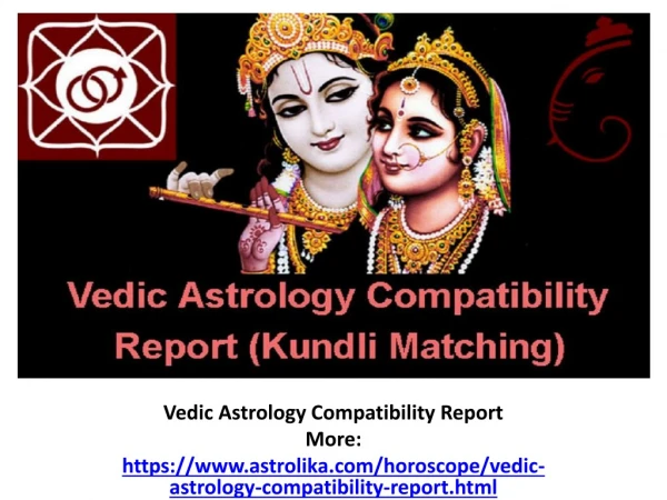 Vedic Astrology Compatibility Report - Astrolika.com