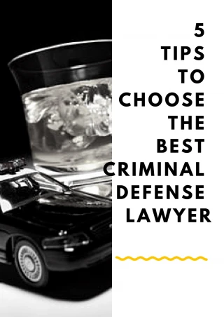 PPT - Tips To Follow Before Choosing The Best Criminal Defense Lawyer ...