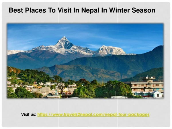 Nepal Tour Packages