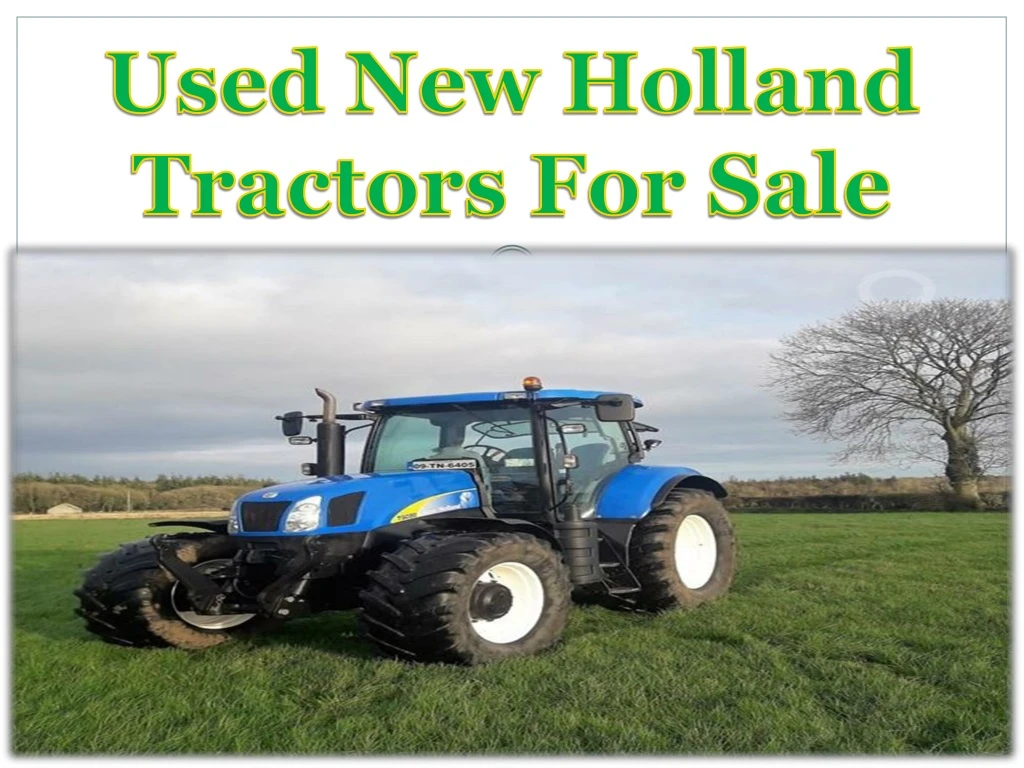 used new holland tractors for sale
