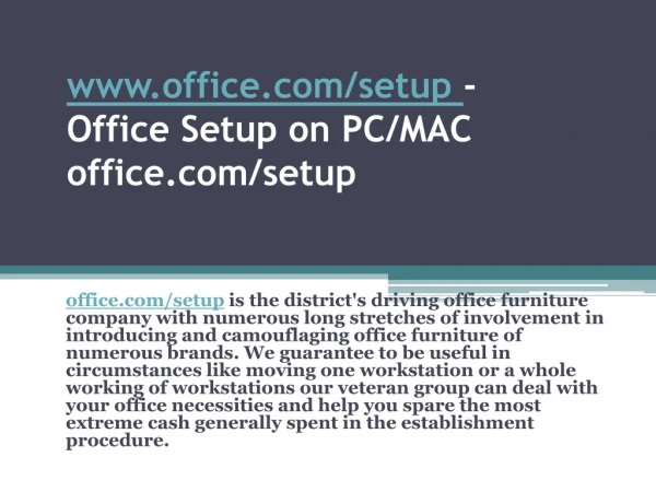 www office com setup office setup on pc mac office com setup
